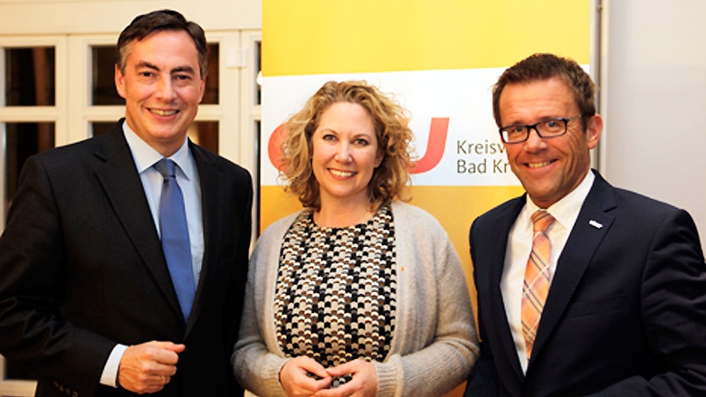 Empfang der MIT Rheinland-Pfalz mit David McAllister MdEP, Bettina Dickes MdL und Gereon Haumann, Landesvorsitzender Empfang der MIT Rheinland-Pfalz mit David McAllister MdEP, Bettina Dickes MdL und Gereon Haumann, Landesvorsitzender